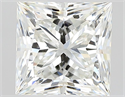Natural Diamond 1.12 Carats, Princess with  Cut, H Color, VS2 Clarity and Certified by GIA