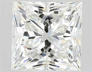 Picture of Natural Diamond 1.12 Carats, Princess with  Cut, H Color, VS2 Clarity and Certified by GIA
