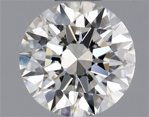 Picture of Natural Diamond 0.50 Carats, Round with Excellent Cut, H Color, VVS2 Clarity and Certified by GIA