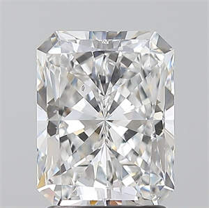 Foto Diamante Natural 2.01 quilates, Radiante , Color E, claridad SI1 y certificado GIA de