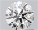 Natural Diamond 0.78 Carats, Round with Excellent Cut, E Color, IF Clarity and Certified by GIA