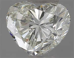 Picture of Natural Diamond 0.50 Carats, Heart with  Cut, J Color, VS2 Clarity and Certified by IGI