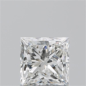 Picture of Natural Diamond 1.01 Carats, Princess with  Cut, H Color, VS1 Clarity and Certified by GIA