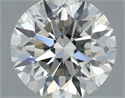 Natural Diamond 0.40 Carats, Round with Excellent Cut, H Color, VS2 Clarity and Certified by IGI
