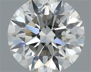 Picture of Natural Diamond 0.40 Carats, Round with Excellent Cut, H Color, VS2 Clarity and Certified by IGI