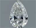 Natural Diamond 0.50 Carats, Pear with  Cut, H Color, VS1 Clarity and Certified by GIA