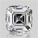 Natural Diamond 0.80 Carats, Asscher with  Cut, H Color, VVS2 Clarity and Certified by GIA