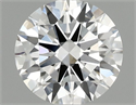 Del inventario de diamantes de laboratorio, 1.03 quilates, Redondo , Color F, claridad VVS1 y certificado IGI