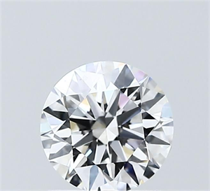 Picture of Lab Grown Diamond 1.03 Carats, Round with Ideal Cut, D Color, VVS2 Clarity and Certified by IGI