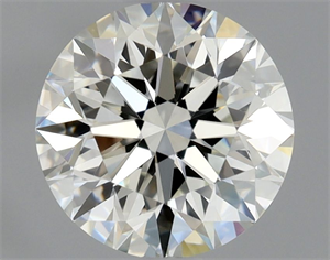 Picture of Natural Diamond 0.90 Carats, Round with Excellent Cut, I Color, VVS2 Clarity and Certified by GIA