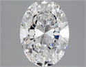 Natural Diamond 2.01 Carats, Oval with  Cut, D Color, VS2 Clarity and Certified by GIA