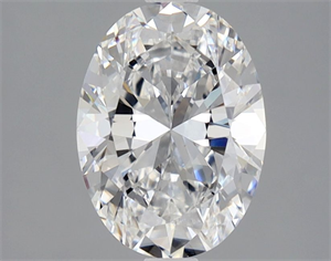 Picture of Natural Diamond 2.01 Carats, Oval with  Cut, D Color, VS2 Clarity and Certified by GIA