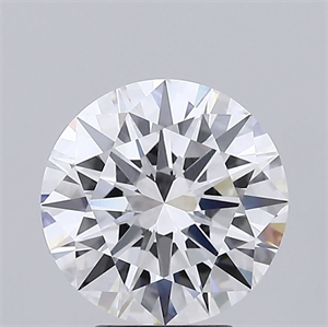 Picture of Lab Grown Diamond 3.51 Carats, Round with Excellent Cut, F Color, VVS2 Clarity and Certified by IGI
