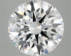 Picture of Lab Grown Diamond 5.09 Carats, Round with Ideal Cut, E Color, VVS2 Clarity and Certified by IGI