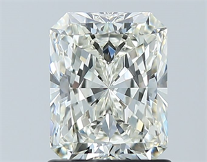Foto Diamante Natural 1.30 quilates, Radiante , Color K, claridad VVS1 y certificado GIA de