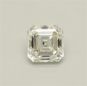 Foto Diamante Natural 0.60 quilates, Asscher , Color H, claridad VS1 y certificado GIA de