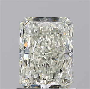 Picture of Natural Diamond 1.22 Carats, Radiant with  Cut, K Color, VVS1 Clarity and Certified by GIA