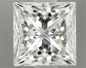 Picture of Natural Diamond 0.84 Carats, Princess with  Cut, K Color, VVS1 Clarity and Certified by GIA