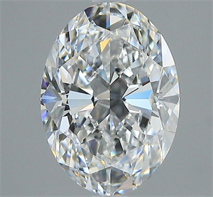 Foto Diamante Natural 2.50 quilates, Ovalado , Color F, claridad VS1 y certificado GIA de