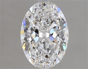 Picture of Natural Diamond 1.50 Carats, Oval with  Cut, D Color, SI2 Clarity and Certified by GIA