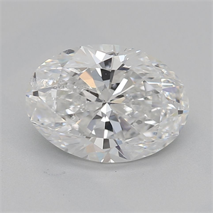Picture of Natural Diamond 1.31 Carats, Oval with  Cut, E Color, SI2 Clarity and Certified by GIA