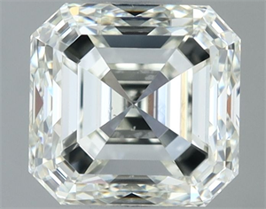 Picture of Natural Diamond 1.00 Carats, Asscher with  Cut, I Color, VS1 Clarity and Certified by IGI