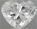 Natural Diamond 0.41 Carats, Heart with  Cut, G Color, VVS2 Clarity and Certified by IGI
