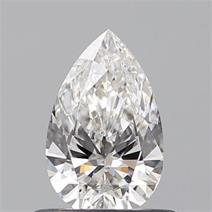 Foto Diamante Natural 0.50 quilates, De pera , Color E, claridad SI1 y certificado GIA de