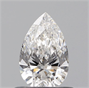 Natural Diamond 0.50 Carats, Pear with  Cut, E Color, SI1 Clarity and Certified by GIA