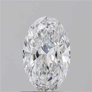 Picture of Natural Diamond 1.01 Carats, Oval with  Cut, D Color, SI1 Clarity and Certified by GIA