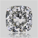 Natural Diamond 0.59 Carats, Cushion with  Cut, G Color, VVS2 Clarity and Certified by GIA