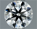 Natural Diamond 0.80 Carats, Round with Very Good Cut, I Color, IF Clarity and Certified by IGI