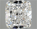 Natural Diamond 3.01 Carats, Cushion with  Cut, E Color, VS2 Clarity and Certified by GIA