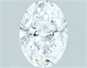 Natural Diamond 2.01 Carats, Oval with  Cut, E Color, SI1 Clarity and Certified by GIA