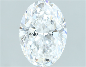 Picture of Natural Diamond 2.01 Carats, Oval with  Cut, E Color, SI1 Clarity and Certified by GIA