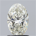 Diamante Natural 1.01 quilates, Ovalado , Color J, claridad SI1 y certificado GIA