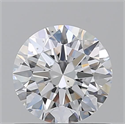 Natural Diamond 0.80 Carats, Round with Excellent Cut, D Color, VS2 Clarity and Certified by GIA
