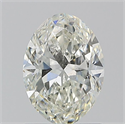 Natural Diamond 1.20 Carats, Oval with  Cut, J Color, SI2 Clarity and Certified by GIA