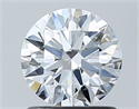 Diamante Natural 1.00 quilates, Redondo , Color D, claridad IF y certificado GIA