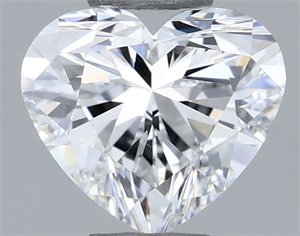 Picture of Natural Diamond 0.52 Carats, Heart with  Cut, D Color, VS2 Clarity and Certified by GIA