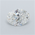 Natural Diamond 0.50 Carats, Oval with  Cut, G Color, VS1 Clarity and Certified by GIA