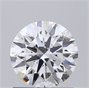 Lab Grown Diamond 1.00 Carats, Round with Ideal Cut, D Color, VVS1 Clarity and Certified by IGI