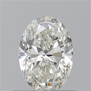 Picture of Natural Diamond 0.72 Carats, Oval with  Cut, I Color, VVS2 Clarity and Certified by GIA