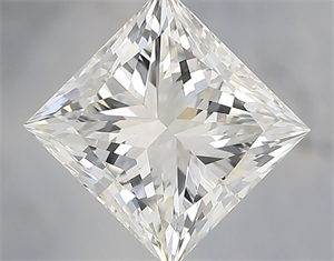 Picture of Natural Diamond 2.00 Carats, Princess with  Cut, E Color, VS1 Clarity and Certified by IGI