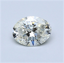 Diamante Natural 0.70 quilates, Ovalado , Color K, claridad SI2 y certificado GIA