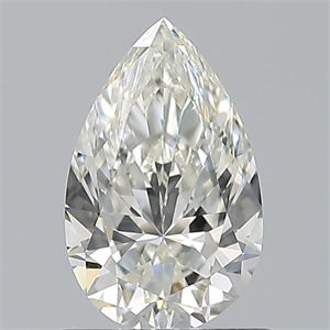 Picture of Natural Diamond 0.72 Carats, Pear with  Cut, I Color, IF Clarity and Certified by GIA