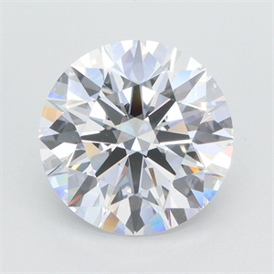 Picture of Lab Grown Diamond 4.03 Carats, Round with Ideal Cut, E Color, VS2 Clarity and Certified by IGI