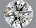 Diamante Natural 0.80 quilates, Redondo , Color H, claridad SI2 y certificado GIA