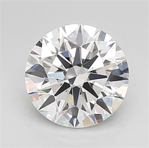 Picture of Lab Grown Diamond 1.05 Carats, Round with Ideal Cut, D Color, VVS2 Clarity and Certified by IGI