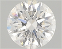 Natural Diamond 0.80 Carats, Round with Excellent Cut, F Color, SI2 Clarity and Certified by GIA
